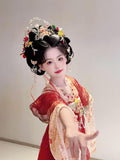 Embroidered Hanfu 3-Piece Set | Tang Dynasty Fairy Cosplay | Chest-Length Skirt