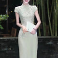 Olivegirl 2026 Chinese Gentle Embroidered Dress Women's Summer Qipao Cheongsams Elegant Beautiful Temperament Improved Dress