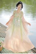 Traditional Hanfu Dress | Pink Purple Green | Ancient Chinese Carnival Cosplay Summer
