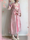 Song Dynasty Hanfu Set | Flower Bud Skirt-Pants & Shorts | Casual Chinese Summer Style