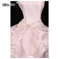 Olivegirl Strapless Evening Dress Female Heiress Socialite Birthday Party Princess Dress Graduation Ceremony Short Fluffy