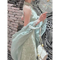 Women's Set Chinese Dress Cheongsam Chi-pao 2026 Summer Chinese Improved Qipao Slim Waist Hanging Neck Dress Sunscreen Cardigan