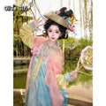 Fairy Goddess Hanfu Dress | High-End Floral Embroidery | Chinese Deity Cosplay Set