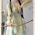 Xianxia Fairy Hanfu Dress | Sweet Ancient Chinese Cosplay Set | Summer Traditional
