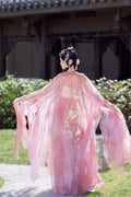 High-End Tang Dynasty Hanfu Dress | Elegant Floral Embroidery | Luxury Fairy Cosplay Set