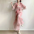 Song Dynasty Hanfu Set | Flower Bud Skirt-Pants & Shorts | Casual Chinese Summer Style