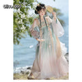 Mandarin Collar Hanfu Dress | Tang Style Embroidery | Traditional Chinese Casual Cosplay