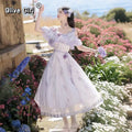 Olivegirl Women's Strapless Dress 3D Lace Flower Top High End Elegant Sweet Dress Party Banquet Beach Travel Live Lady's Clothes