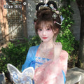 Ethereal Hanfu Dress | Tang Dynasty Embroidery | Flowing Spring Summer Cosplay Outfit