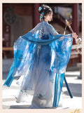 Tang Dynasty Hezi Hanfu Dress | Embroidered Chest-Length Pleated Skirt | Immortal Cosplay
