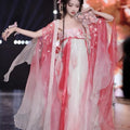 Flower Goddess Hanfu Dress | Butterfly Sleeve Heavy Embroidery | Tang Dynasty Cosplay Set