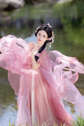 High-End Tang Dynasty Hanfu Dress | Elegant Floral Embroidery | Luxury Fairy Cosplay Set