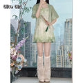 Song Dynasty Hanfu Set | Shirt Camisole & Shorts | Modern Chinese Summer Outfit 2026