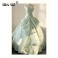 Olivegirl 2026 New High-end Strapless Women's Dress Mint Evening Dress Student Banquet Ceremony Host Performance Dress