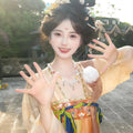 Original Han Tang Hanfu Dress | Embroidered Chest-Length Skirt | Spring Summer Cosplay Set