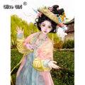 Fairy Goddess Hanfu Dress | High-End Floral Embroidery | Chinese Deity Cosplay Set