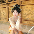 Original Han Tang Hanfu Dress | Embroidered Chest-Length Skirt | Spring Summer Cosplay Set