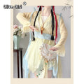 Olivegirl Hanfu Dress Fairy Elegant Sweet Original Xianxia Daily Ancient Style Set Summer Traditional Chinese Clothing