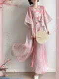 Song Dynasty Hanfu Set | Flower Bud Skirt-Pants & Shorts | Casual Chinese Summer Style