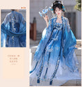 Tang Dynasty Hezi Hanfu Dress | Embroidered Chest-Length Pleated Skirt | Immortal Cosplay