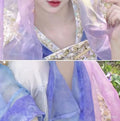 Purple Hanfu Dress | Tang Dynasty Goddess Embroidery | Ancient Fairy Cosplay Set