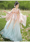Traditional Hanfu Dress | Pink Purple Green | Ancient Chinese Carnival Cosplay Summer