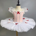 Olivegirl Girls Tutu Dance Costume Stage Outfit for Children Ballet Recital Clothing Ballet Skirt Kids Ballet Performance Dress