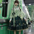 Panda Hanfu Dress | Lolita Horse Face Skirt | Cute Bamboo Embroidery Cosplay Party