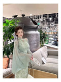 Women's Set Chinese Dress Cheongsam Chi-pao 2026 Summer Chinese Improved Qipao Slim Waist Hanging Neck Dress Sunscreen Cardigan
