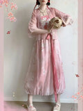 Song Dynasty Hanfu Set | Flower Bud Skirt-Pants & Shorts | Casual Chinese Summer Style