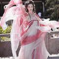 Flower Goddess Hanfu Dress | Butterfly Sleeve Heavy Embroidery | Tang Dynasty Cosplay Set