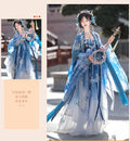 Tang Dynasty Hezi Hanfu Dress | Embroidered Chest-Length Pleated Skirt | Immortal Cosplay