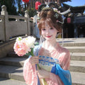 Ethereal Hanfu Dress | Tang Dynasty Embroidery | Flowing Spring Summer Cosplay Outfit
