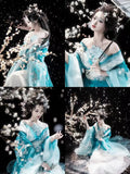 Olivegirl High-end Flower God Hanfu Dress Embroidered Waist Length Skirt Hanfu Women's Clothing Cosplay