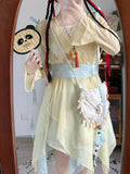 Xianxia Fairy Hanfu Dress | Sweet Ancient Chinese Cosplay Set | Summer Traditional