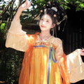 Original Han Tang Hanfu Dress | Embroidered Chest-Length Skirt | Spring Summer Cosplay Set