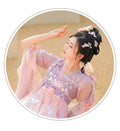 Traditional Hanfu Dress | Pink Purple Green | Ancient Chinese Carnival Cosplay Summer