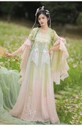 Traditional Hanfu Dress | Pink Purple Green | Ancient Chinese Carnival Cosplay Summer