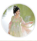 Traditional Hanfu Dress | Pink Purple Green | Ancient Chinese Carnival Cosplay Summer