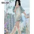 Song Dynasty Hanfu Set | Shirt Camisole & Shorts | Modern Chinese Summer Outfit 2026