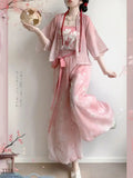 Song Dynasty Hanfu Set | Flower Bud Skirt-Pants & Shorts | Casual Chinese Summer Style