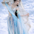 Mermaid Princess Hanfu | Exotic Embroidery Dance Goddess Cosplay | Summer Fantasy Set