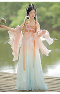 Traditional Hanfu Dress | Pink Purple Green | Ancient Chinese Carnival Cosplay Summer