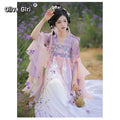 Traditional Hanfu Dress | Pink Purple Green | Ancient Chinese Carnival Cosplay Summer