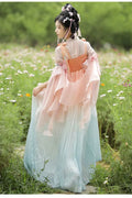 Traditional Hanfu Dress | Pink Purple Green | Ancient Chinese Carnival Cosplay Summer