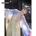 Purple Hanfu Dress | Tang Dynasty Goddess Embroidery | Ancient Fairy Cosplay Set
