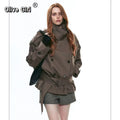 French Coat Vintage Elegant Slim Waist Mujer Chaqueta Premium All-match Jacket Minority Luxury Personalized New Outwears