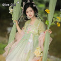 Traditional Hanfu Dress | Pink Purple Green | Ancient Chinese Carnival Cosplay Summer