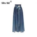 Olivegirl Hanfu Dress 2026 Elegant and Sweet Embroidered Hoodie Strap Set Summer Chinese Style Set Women's Clothing