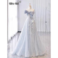Olivegirl 2026 New Luxury Dress High-End Blue Evening Dress for Women Graduation Engagement Toasting Party Banquet Wear